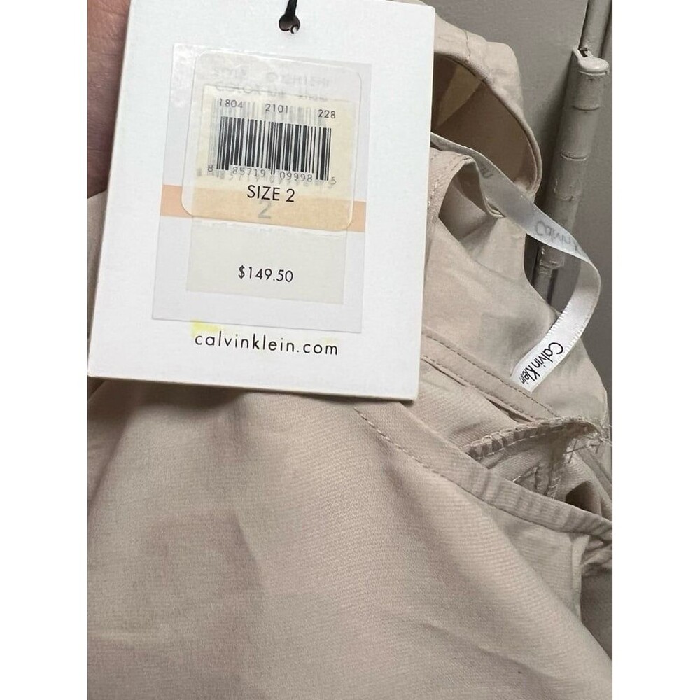 NWT Calvin Klein maxi button down collared dress … - image 4